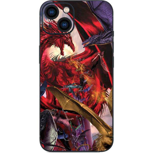 Dragon Battle by Ruth Thompson iPhone Skins